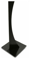 Modern Lectern, Aluminium With Coated Black Finish, Elegant Curved Design DL Modern