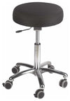 Modern Round Bar Stool With Black Fabric Upholstery, Active Balance Technology DL Modern