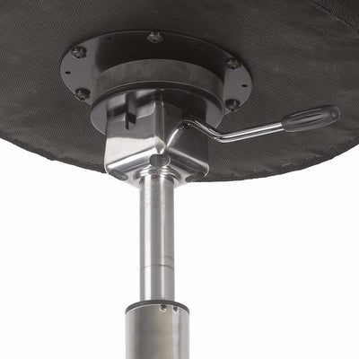 Modern Round Bar Stool With Black Fabric Upholstery, Active Balance Technology DL Modern