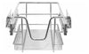 Modern Set of 2 Kitchen Baskets, Stainless Steel Wire Perfect for Space Saving DL Modern