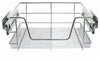 Modern Set of 5 Kitchen Baskets, Stainless Steel, 400 mm DL Modern