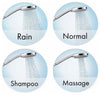 Modern Shower set in Solid Brass with Chrome Plated Finish, 4 Spray Functions DL Modern