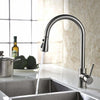 Modern Single Handle Kitchen Mixer Tap, Stainless Steel With Pull Down Spray DL Modern