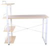Modern Stylish Desk, MDF and Chipboard With 4-Tier Open Shelves for Storage DL Modern
