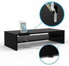 Modern Stylish Monitor/TV Stand, Black Painted MDF, Simple Elegant Design, 54 cm DL Modern