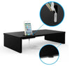 Modern Stylish Monitor/TV Stand, Black Painted MDF, Simple Elegant Design DL Modern