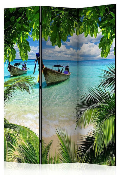 Modern Stylish Room Divider in Solid Wood, Full HD Double Sided Printed Design DL Modern