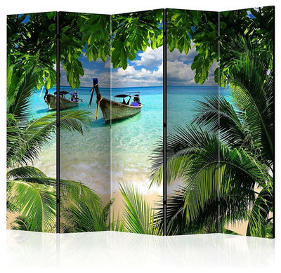 Modern Stylish Room Divider in Solid Wood, Full HD Double Sided Printed Design DL Modern