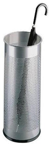 Modern Stylish Tubular Umbrella Stand in Metal, Simple Perforated Design DL Modern