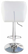 Modern Swivel Bar Stools with Padded Seat in Faux Leather for Ultimate Comfort DL Modern