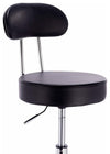 Modern Swivel Chair Upholstered, Faux Leather, Padded Seat and Backrest, Black DL Modern