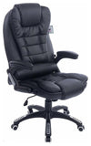Modern Swivel Chair Upholstered, PU Leather, Extra Padded, Black DL Modern