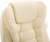 Modern Swivel Chair Upholstered, PU Leather, Extra Padded, Cream DL Modern