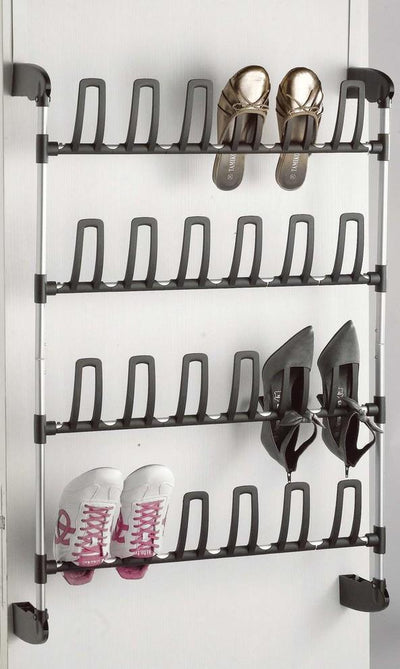 Over Door Hanging Shoe Rack in Steel, Perfect for Space-Saving, Modern Design DL Modern