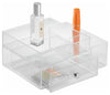 Plastic Storage Box, Organiser Side, Clear Design, 1-Drawer DL Traditional