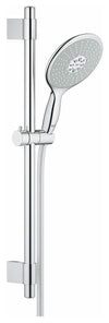 Power and Soul Set with Hand Shower, Shower Rail and Shower Hose, Chrome DL Modern