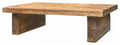 Rustic Stylish Coffee Table, Solid Pine Wood DL Rustic