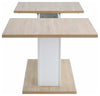 Scandinavian Dining Table, MDF With Extension Sistem and Storage Room DL Scandinavian