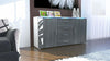 Sideboard, MDF With 2-Door, 4-Drawer and 2 Flexible Shelves, Modern Design DL Modern