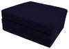 Single Futon Bed, Navy Blue Cotton, Simple Modern Style, Soft and Comfortable DL Modern
