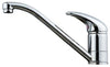 Single Lever Kitchen Sink Mixer Tap With Chrome Plated Finish, Traditional Style DL Traditional