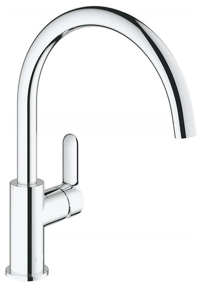 Single Lever Kitchen Tap, Solid Brass With Swivel Spout DL Traditional