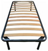 Single Orthopaedic Bed Base With Iron Frame and Beech Slats, Traditional Design DL Traditional