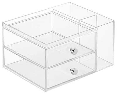 Storage Box in Plastic with Organiser Side Perfect for Storage, Clear Design, Tw DL Traditional