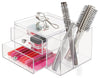 Storage Box in Plastic with Organiser Side Perfect for Storage, Clear Design, Tw DL Traditional
