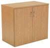 Storage Cabinet With Lockable Double Doors and 1 Shelf, Oak DL Modern