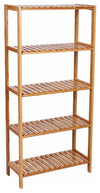 Storage Stand, Natural Bamboo Wood With Round Corners, Traditional Style DL Traditional