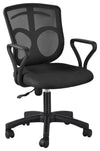 Swivel Chair With Backrest and Comfortable Padded Seat, Simple Modern Design DL Modern
