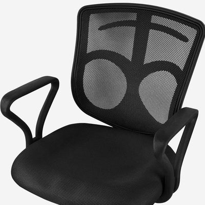 Swivel Chair With Backrest and Comfortable Padded Seat, Simple Modern Design DL Modern