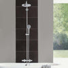 Thermostat Shower System in Chrome Finish Solid Brass with 3 Spray Functions DL Modern