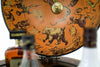 Traditional Bar Globe, Hardwood Frame, 17th Century Replica Map Design DL Traditional