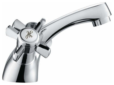 Traditional Basin Mixer Tap With 1/4 Turn Ceramic Disc and Chrome plated Finish DL Traditional