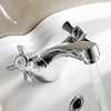 Traditional Basin Mixer Tap With 1/4 Turn Ceramic Disc and Chrome plated Finish DL Traditional