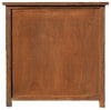 Traditional Chest of Drawer in Brown Paulownia Wood with 6 Storage Compartmets DL Traditional