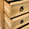 Traditional Chest of Drawers, Solid Pine Wood, 4 Large Drawers DL Traditional
