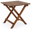 Traditional Coffee Table, Brown Acacia Wood, Folding Design DL Traditional