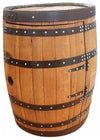 Traditional Drink Cabinet, Solid Oak Wood With 1-Door, Simple Barrel Design DL Traditional