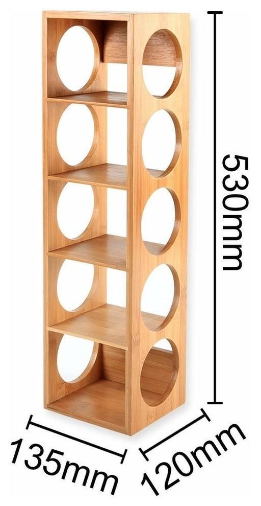 Traditional Freestanding Wine Rack, Solid Wood Perfect for Placing