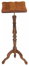 Traditional Lectern, Solid Oak Wood With Adjustable Height, Curved Design DL Traditional