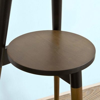 Traditional Side End Table in MDF Table Top and Rubber Wood Legs DL Traditional