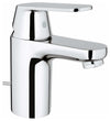 Traditional Single Lever Basin Mixer Tap for Low Pressure, Chrome Plated Finish DL Traditional