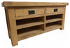Traditional Storage Bench With 2 Drawers and 4 Shelves DL Traditional