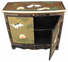 Traditional Storage Cabinet, Gold Leaf Stylish MDF, Oriental Chinese Design DL Traditional