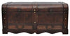 Traditional Storage Chest in Antique Brown Finished Oak Wood DL Traditional