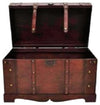 Traditional Storage Chest in Mocha Brown Finished Wood, Perfect for Storage DL Traditional