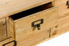 Traditional Stylish 6-Drawer Storage Organizer, Oak Finished Solid Wood DL Traditional